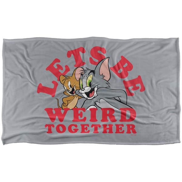 Tom And Jerry Weird Together Valentine Blanket