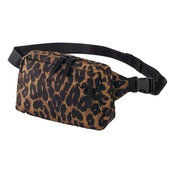 Bagbase Leopard Print Crossbody Bag