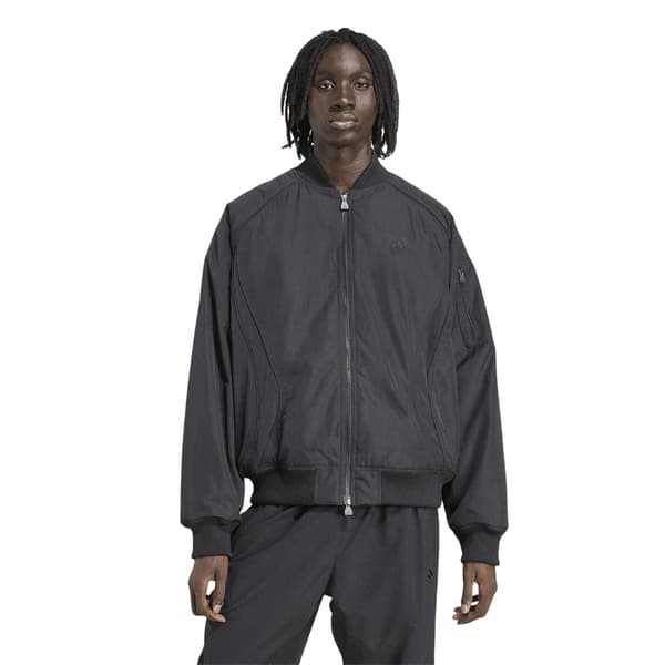 Adidas Mens Teamgeist Logo Zipped Bomber Jacket