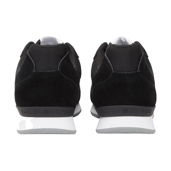 Tommy Hilfiger Mens Leather Low Running Flat Trainers