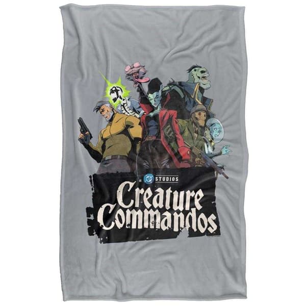 Creature Commandos Group Pose Supersoft Blanket