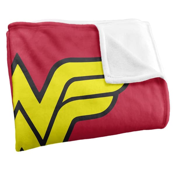 DC Comics Logo Wonder Woman Blanket