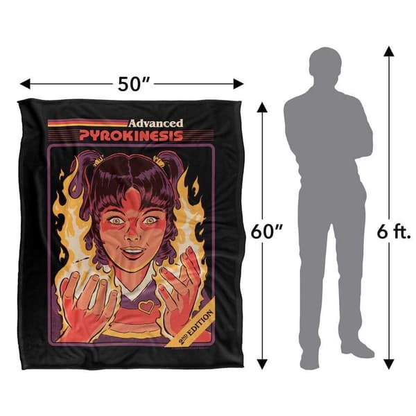 Steven Rhodes Advanced Pyrokinesis Soft Touch Blanket
