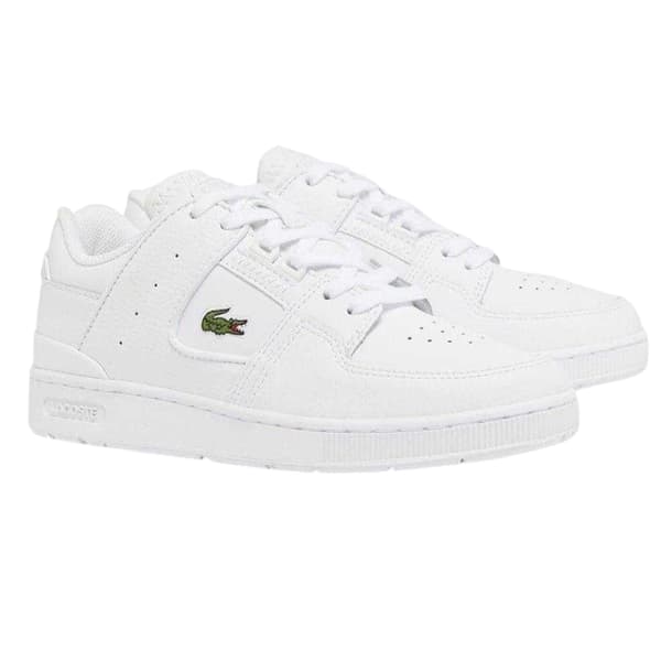 Lacoste Mens Cage Leather Court Trainers