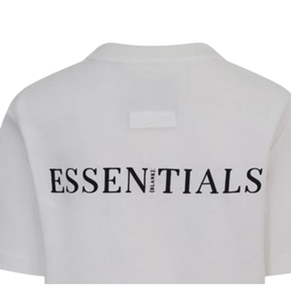 Blank Essentials T-shirt med logotyp för damer