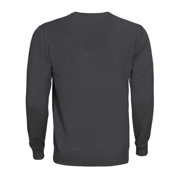 Printer Forehand strikket sweatshirt med V-hals til mænd