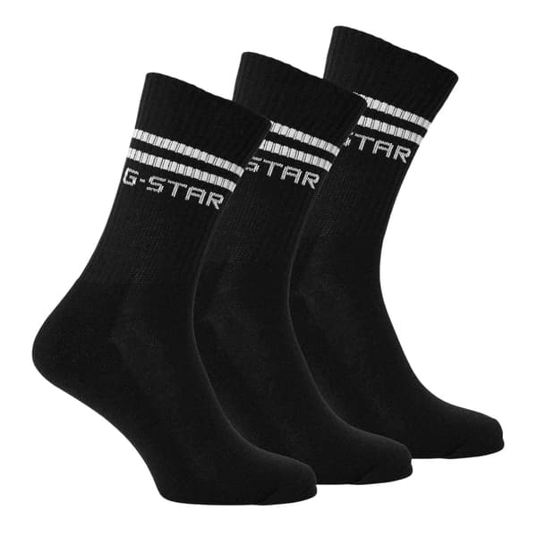 G-Star Unisex Vuxen Crew Strumpor (3-pack)