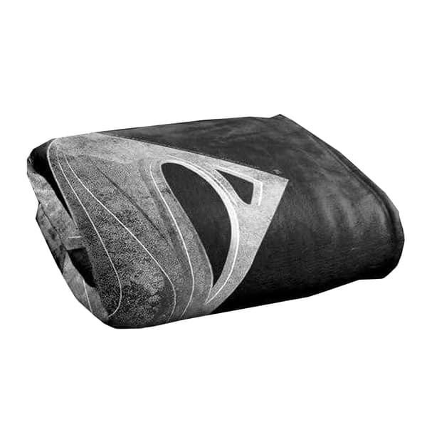 Justice League Superman Black Suit Symbol Soft Touch Blanket