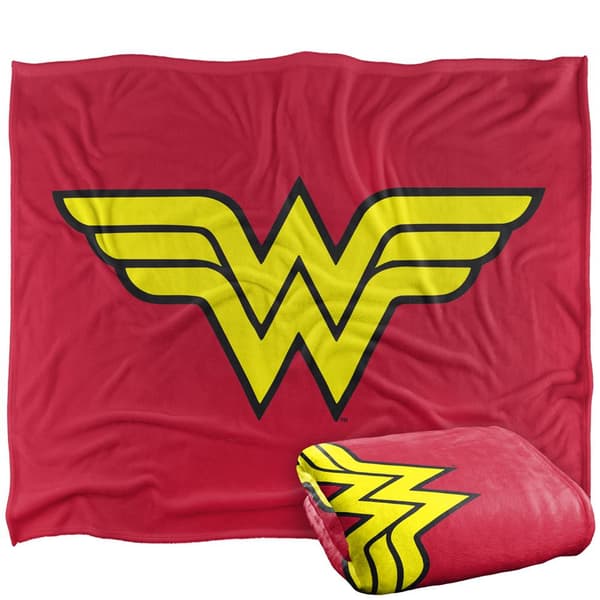 DC Comics Logo Wonder Woman Blanket