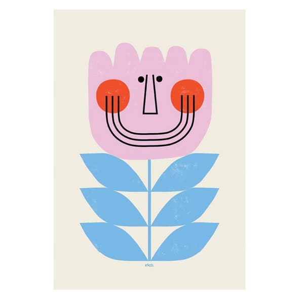 Kate Smith Co. Triple Smile Flower Print