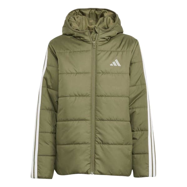 Adidas Lasten Essentials 3 Stripes hupullinen takki