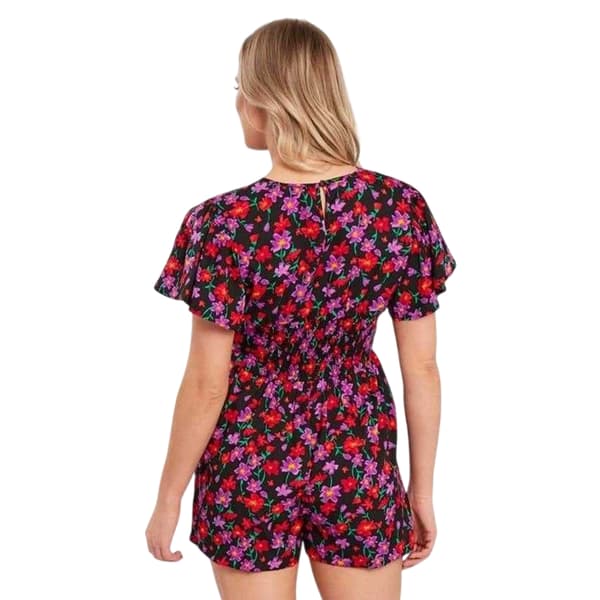Influence Dam/Dam Blommig Omlott Playsuit