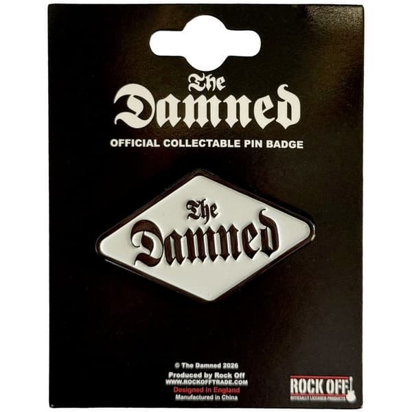 The Damned Pin Gotisk Logotypmärke