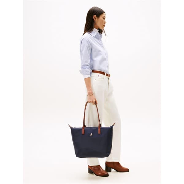 Tommy Hilfiger Popette Monogram Nylon Tote Bag