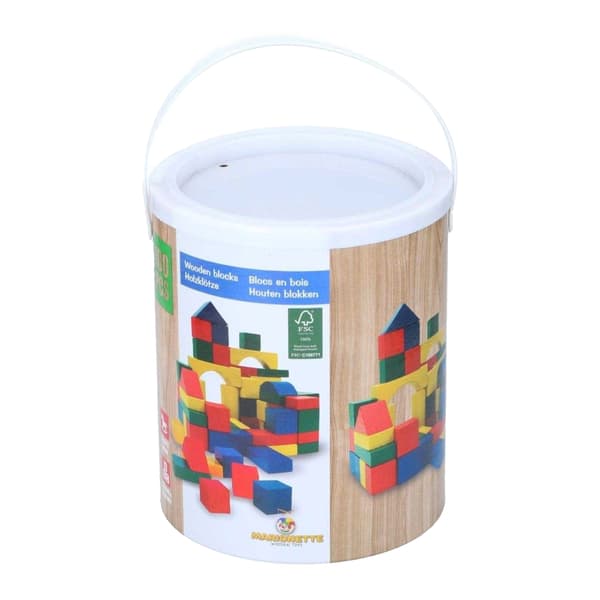 Bloc Byggklossar för barn (100-pack)