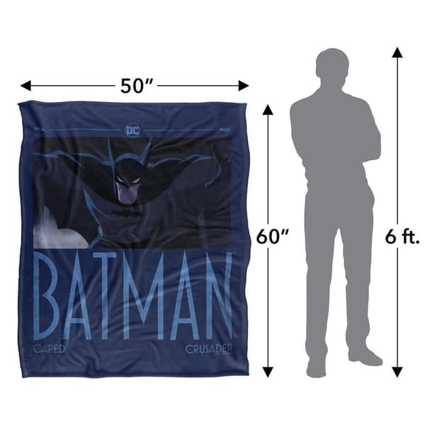 Batman: Caped Crusader Comic Strip Soft Touch Blanket