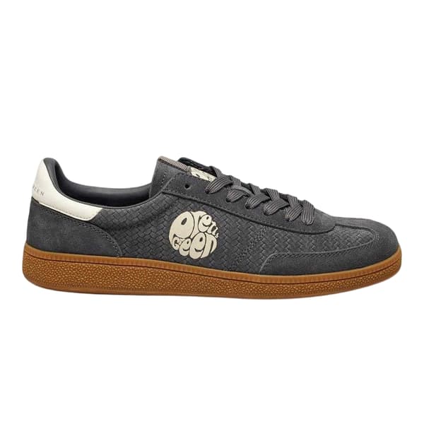 Pretty Green Mens Ramblas Suede Trainers