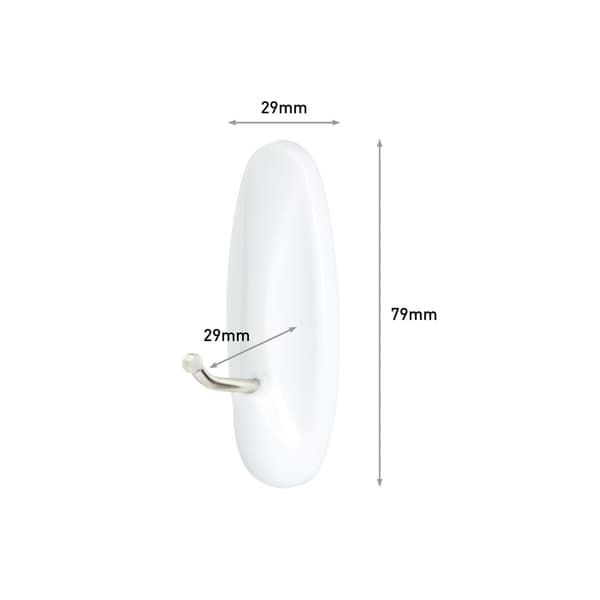 Command Medium Wire Hooks (pakke 2)