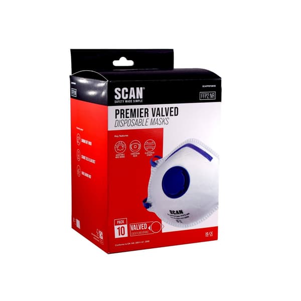 Scan Moulded Valved Disposable Mask