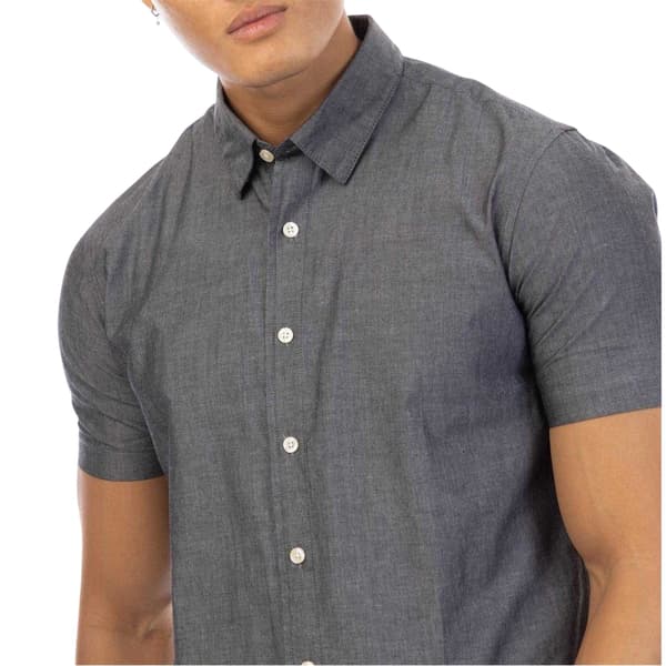 Peter Werth Mens Collared Regular Short-Sleeved Shirt