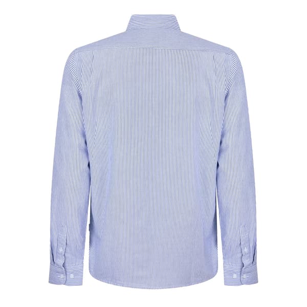 Peter Werth Mens Pinstripe Regular Long-Sleeved Shirt