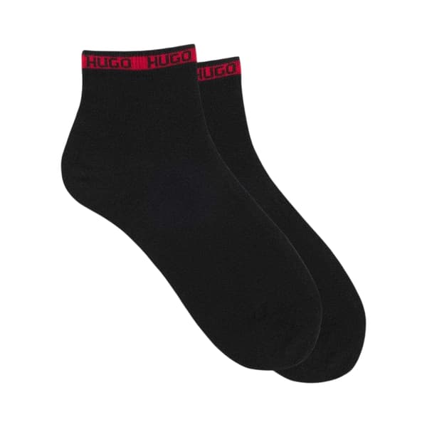 Hugo Ankelstrumpor i bomullsblandning för män (2-pack)