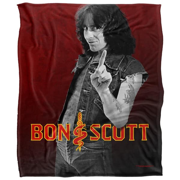 Bon Scott Silky Logo Supersoft-peitto