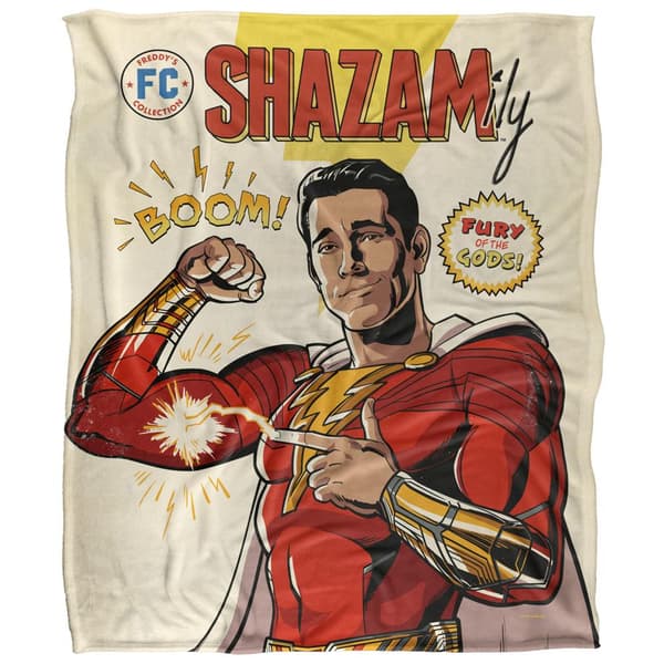 Shazam serietidningsfilt