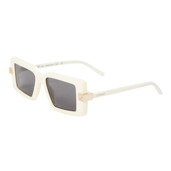 Off White Unisex Adult Lowell Rectangular Sunglasses
