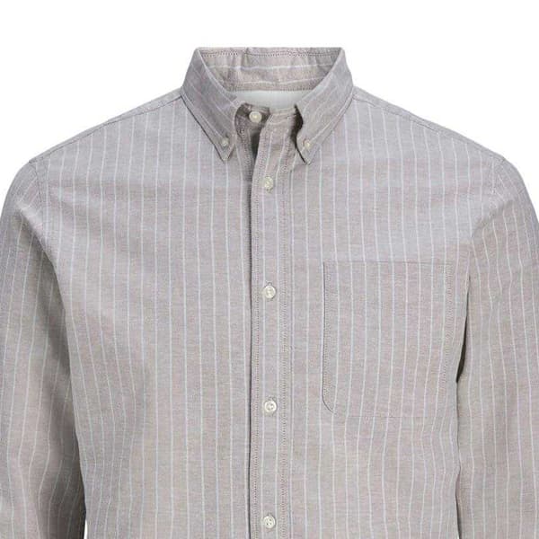 Jack And Jones Herr Pinstripe Regular Långärmad Skjorta