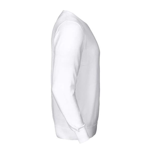 Printer Forehand strikket sweatshirt med V-hals til mænd