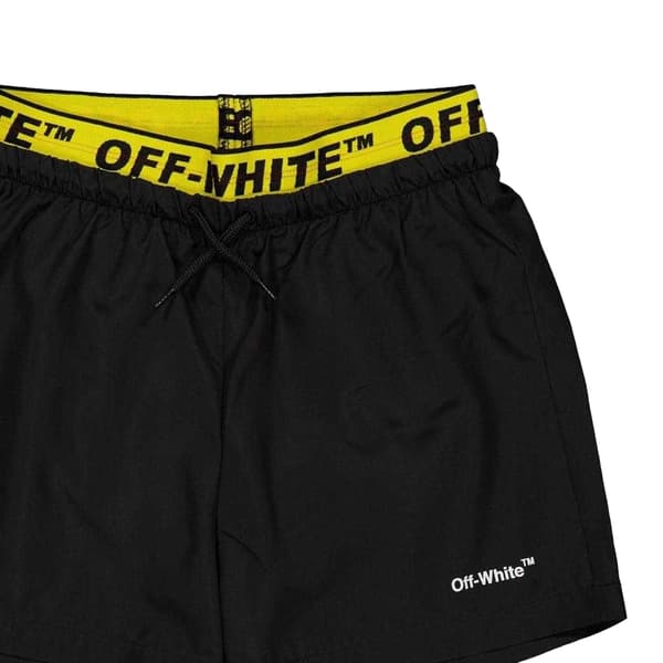 Off White Herr Badshorts med resår