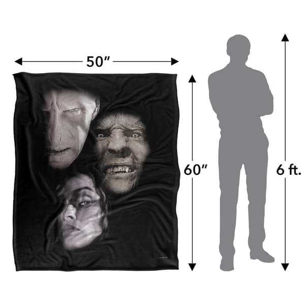 Harry Potter Group Shot Death Eater Blanket