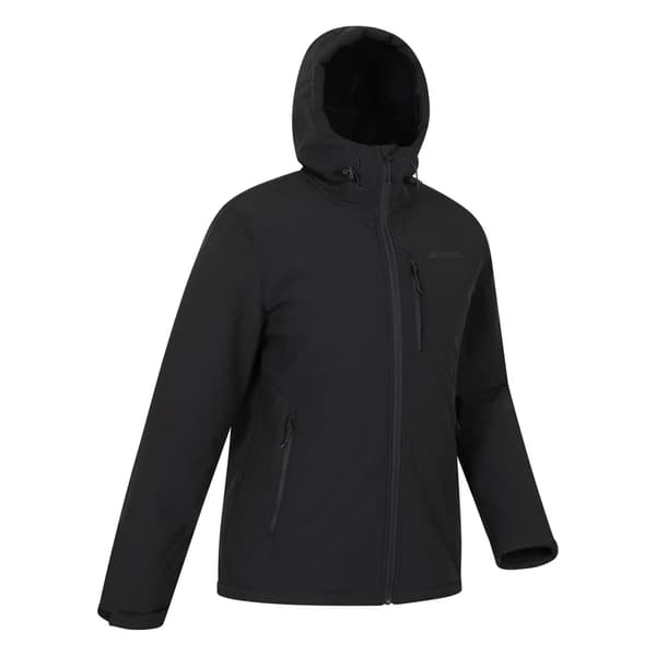 Mountain Warehouse Charleston Softshelljacka för män med fuskpälsfoder