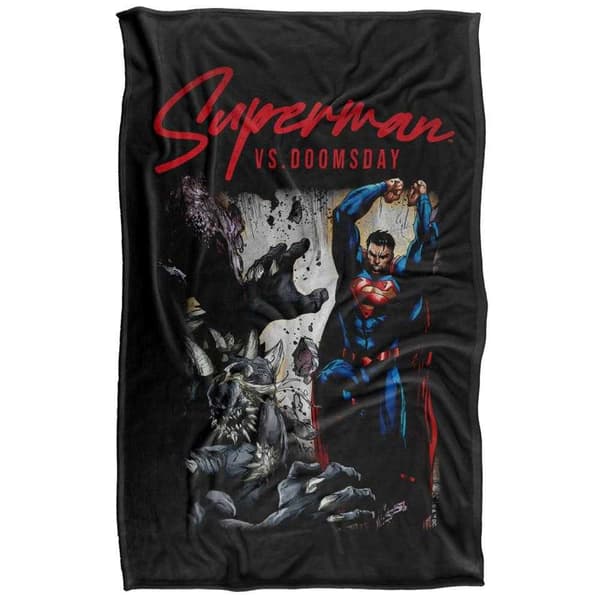Superman Doomsday Soft Touch Blanket