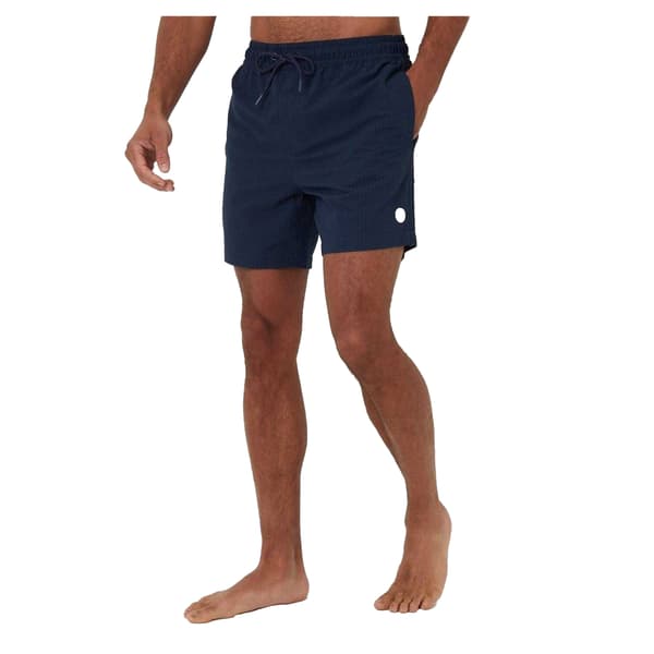 Threadbare Badshorts för män med textur och avslappnad passform