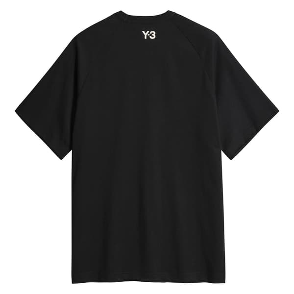 Y-3 Miesten 3 raidan perus T-paita