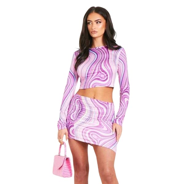 Missy Empire Ruched Minikjol för damer