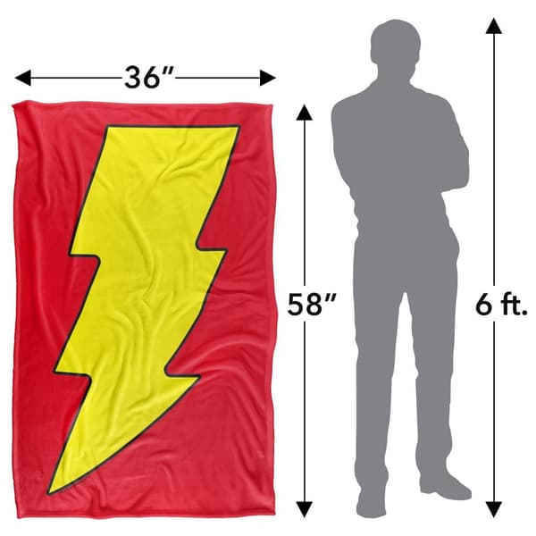 Shazam Logo Soft Touch Blanket