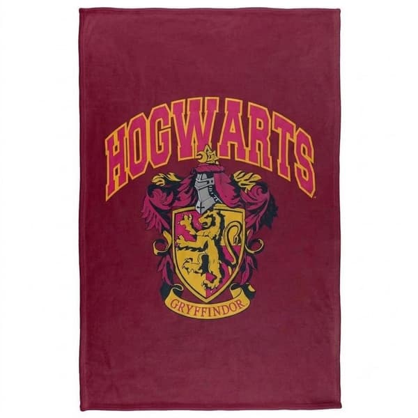Harry Potter Hogwarts Silky Gryffindor Blanket