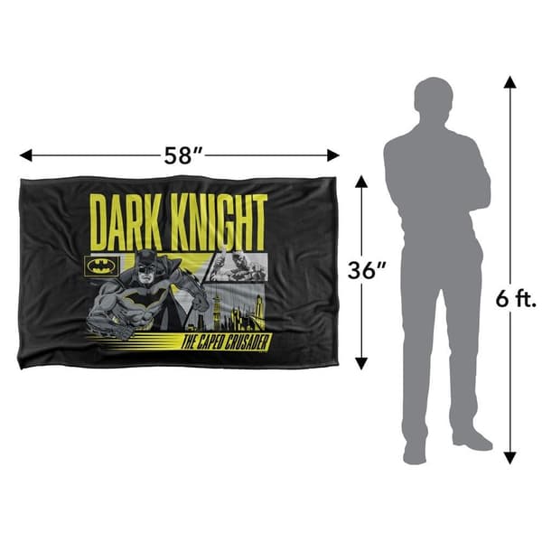Batman The Caped Crusader Soft Touch Blanket