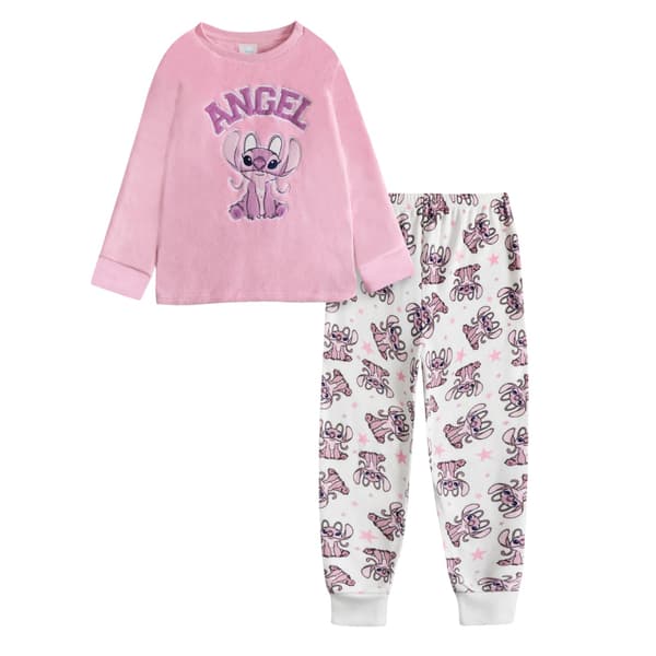 Lilo & Stitch Flickor Angel Långärmad Lång Pyjamas Set