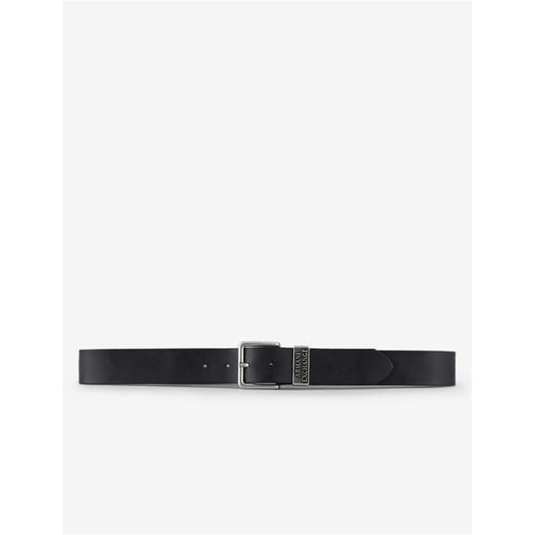Armani Exchange Mens Logo Leather Belt