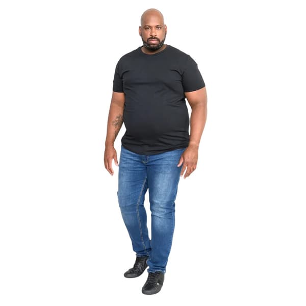 Duke Herr T-shirt i kammad bomull Kingsize (5-pack)