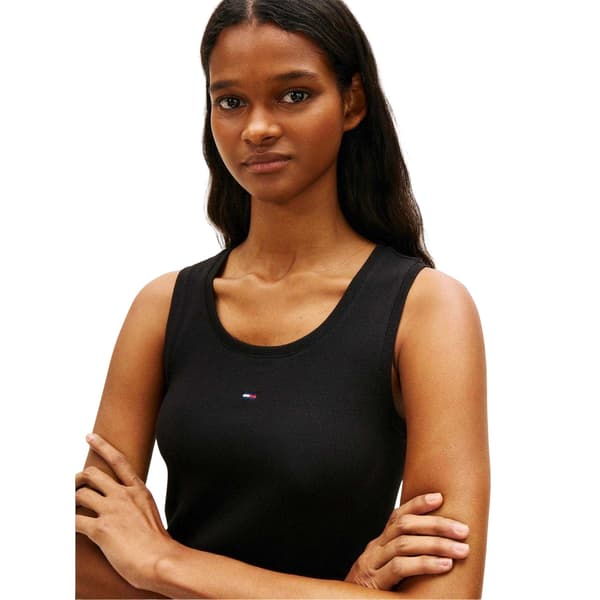 Tommy Jeans Dam Essential Ribbad Lång Camisole