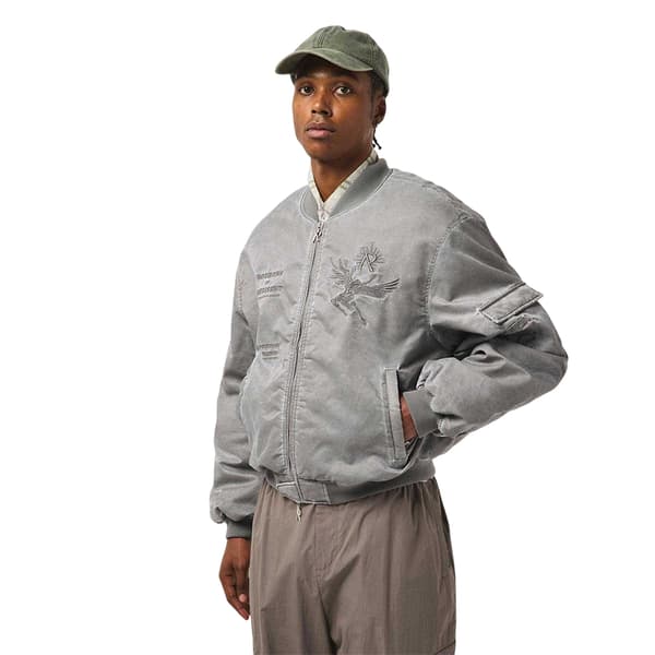 Represent Mens Water Resistant Tailored Bomber Jacket