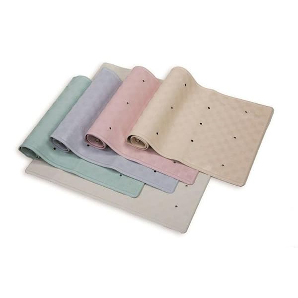 Rubber Shower Mat White 53 x 53cm