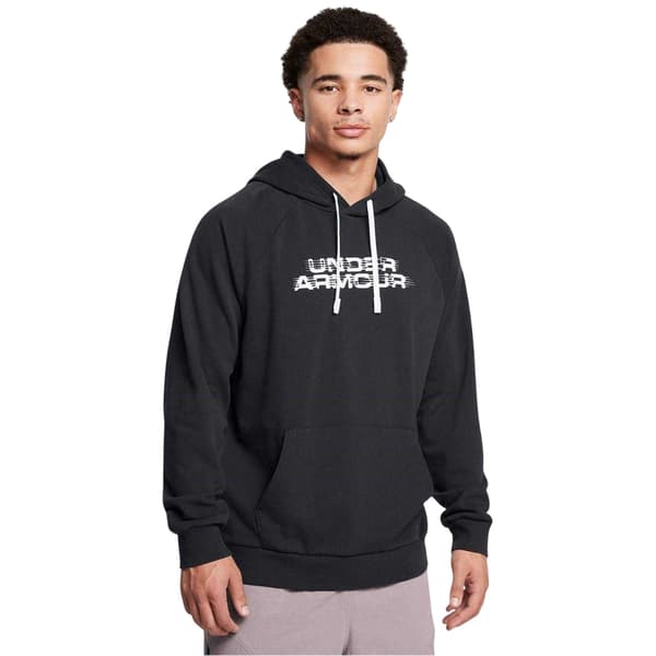 Under Armour Mens Rival Raglan Drawstring Hoodie