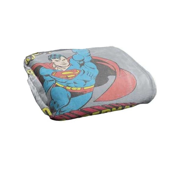 Superman On The Job Soft Touch Blanket
