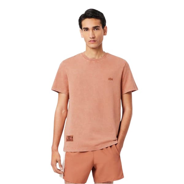 Lacoste Herr Logotyp Rundhalsad T-shirt Regular
